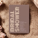 Search for retro bridal shower invitations Minimalist