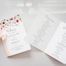 Search for church wedding programmes Elegant ceremony
