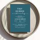 Search for tiny human shindig baby shower invitations Gender neutral