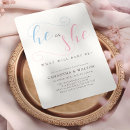 Search for simple gender reveal invitations Parents to be