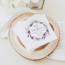 Search for silver and purple napkins Lavender
