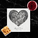 Search for gothic napkins Black and white