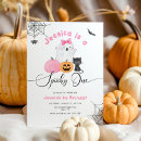 Search for spooky one 1st birthday invitations Girl