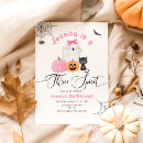 Search for pink halloween birthday invitations Fall