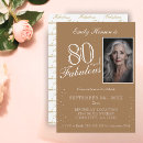 Search for 80 and fabulous invitations Elegant
