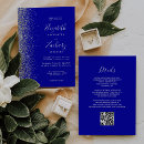 Search for silver and royal blue wedding invitations Modern