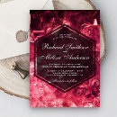 Search for gemstone wedding invitations Abstract
