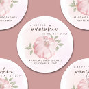 Search for little pumpkin baby shower stickers Girl