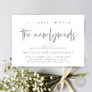 Search for newlyweds invitations Elopement