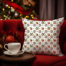 Search for christmas bells cushions Holly and berries