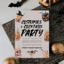 Search for digital halloween invitations Costumes and cocktails