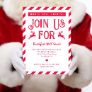 Search for breakfast seasonal invitations Santa claus