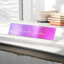 Search for purple name plates Modern