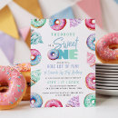 Search for boy doughnut party invitations Sweet one