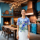 Search for blue pansy aprons For her