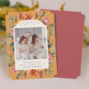 Search for fall birth announcement cards Botanical