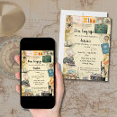 Search for travel party invitations Vintage