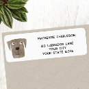 Search for chocolate labrador return address labels Animal lover