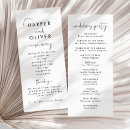 Search for minimalist wedding programs Modern