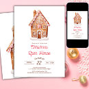 Search for gingerbread house christmas invitations Watercolor