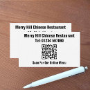 Search for menu restaurant business cards Qr code