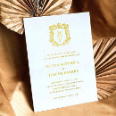 Search for gold foil pressed wedding invitations Classy