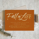 Search for orange engagement party invitations Autumn