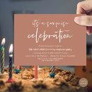 Search for surprise party invitations Celebration