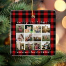 Search for plaid christmas tree decorations Rustic