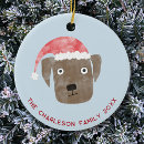 Search for brown dog christmas tree decorations Animal lover