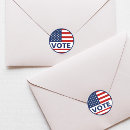Search for round american flag stickers Election
