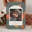 Search for blue birth announcement cards Teal