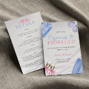 Search for sleepover hens party invitations Pyjamas and prosecco
