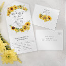 Search for fall sunflower wedding invitations Calligraphy
