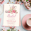 Search for love is brewing shower invitations Time for tea