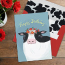 Search for dairy cow birthday cards Farm