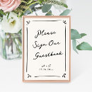 Search for wedding tabletop signs Typography