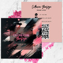 Search for paint brush business cards Makeup artist
