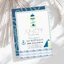 Search for nautical boy 1st birthday invitations Waves