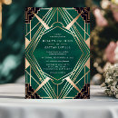 Search for art deco wedding invitations Luxury