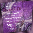 Search for marble sweet 16 invitations 16th
