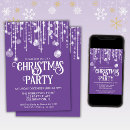 Search for lights christmas invitations Purple