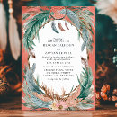 Search for boho feather wedding invitations Floral