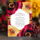Search for geometric floral wedding invitations Gold