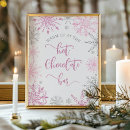 Search for hot chocolate bar signs Watercolor