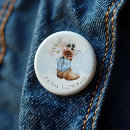 Search for pink and blue gender reveal badges Watercolor