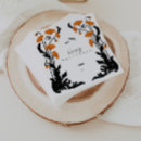 Search for vintage halloween napkins Black