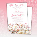 Search for surprise 21st birthday invitations Pink