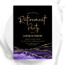 Search for purple black and gold invitations Agate