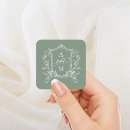 Search for sage green wedding stickers Vintage